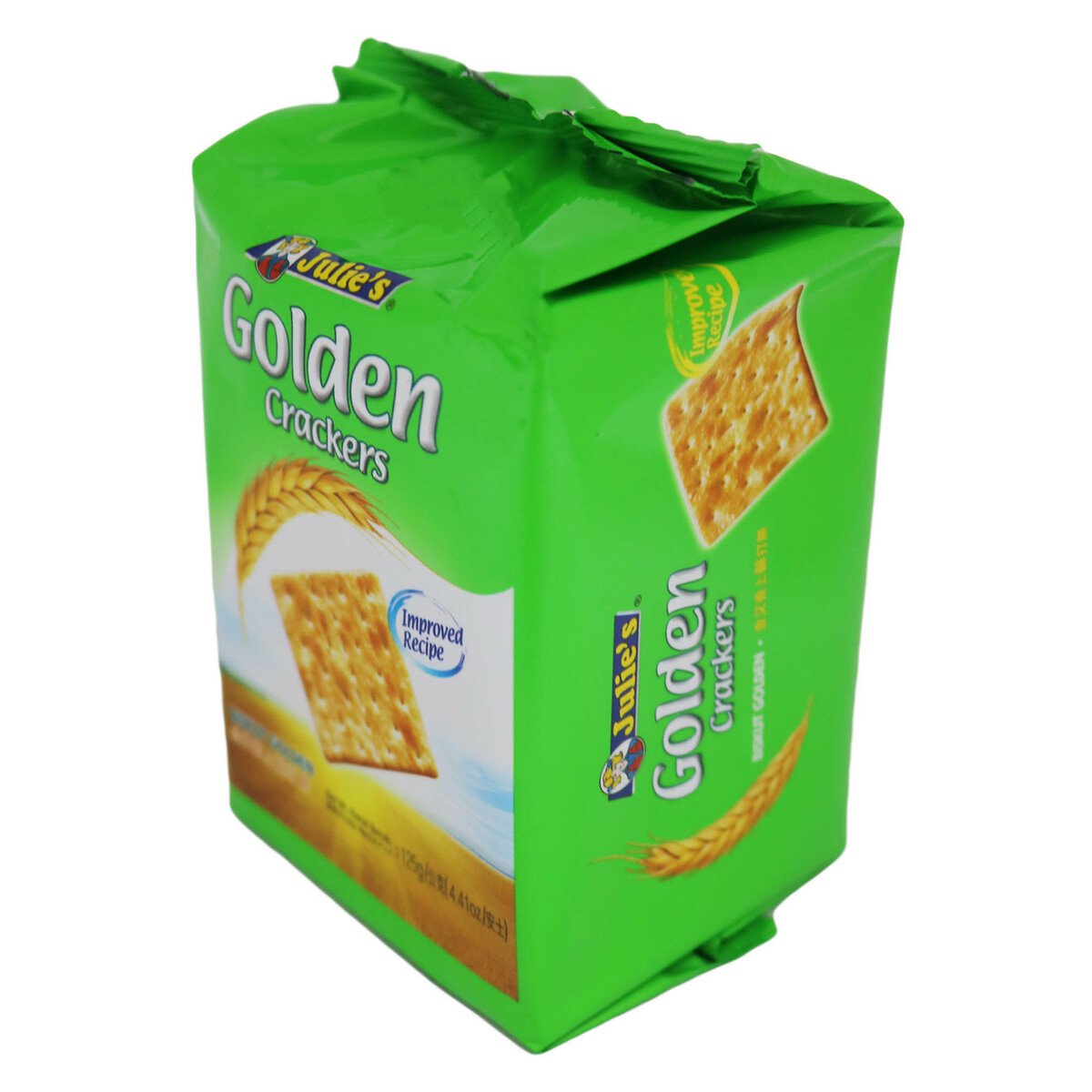 Julies Golden Crackers 125g