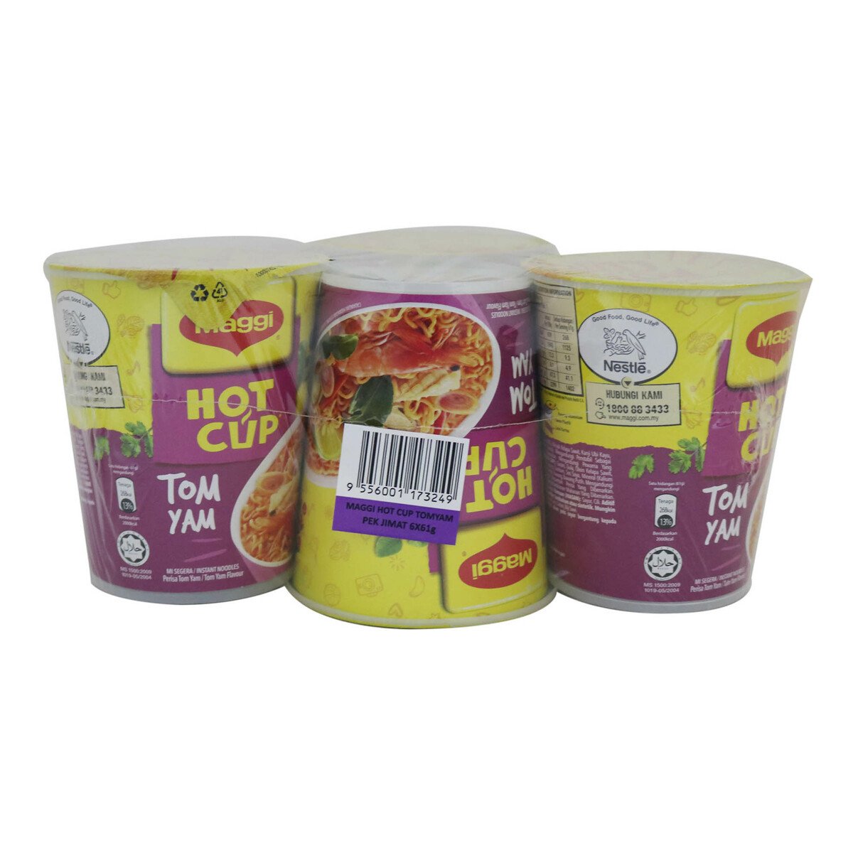 Maggi Hot Cup Tom Yam 6 x 61g