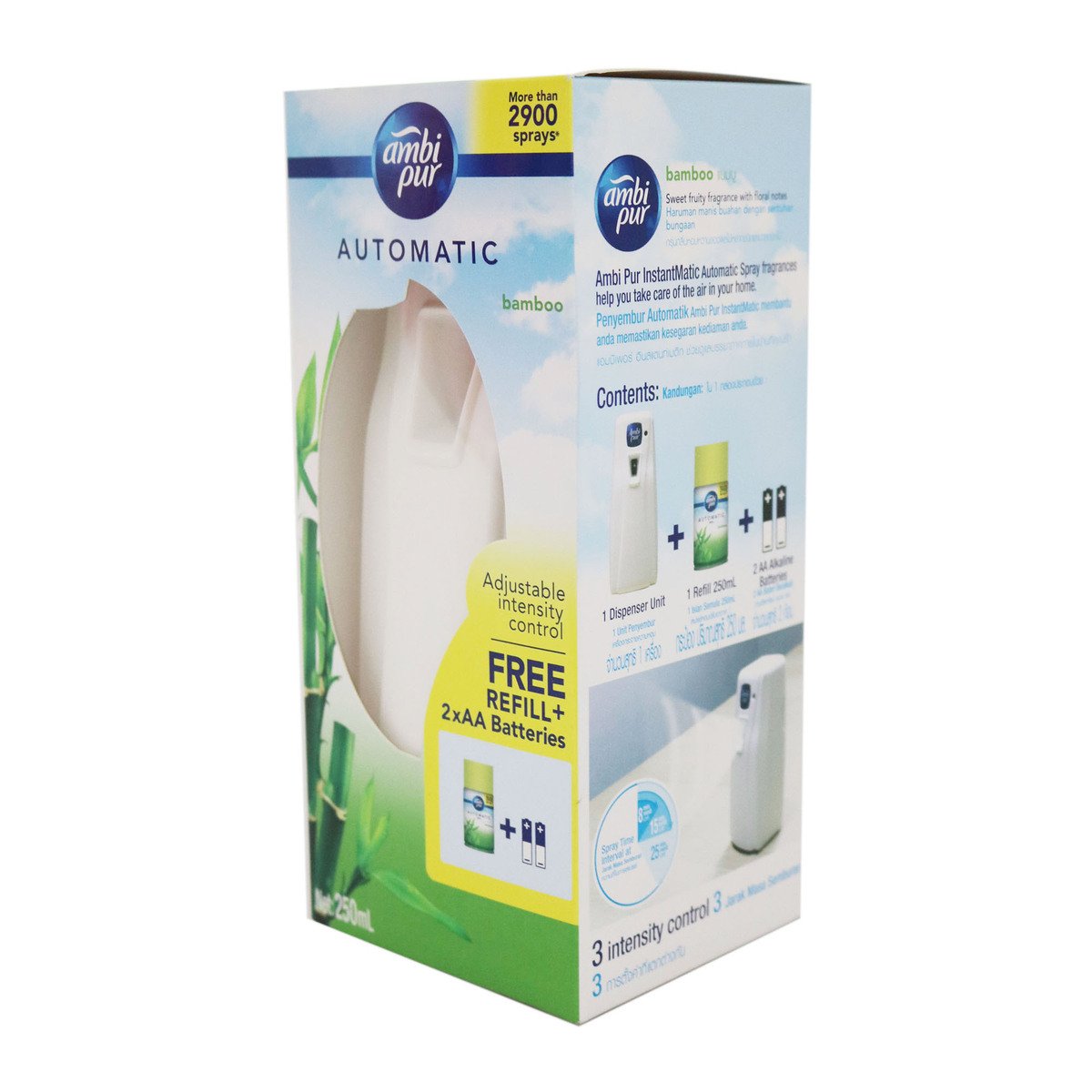 Ambipur Instant Matic Puress Bamboo Air Freshener Set 250ml Online at Best  Price, Automatic Spray