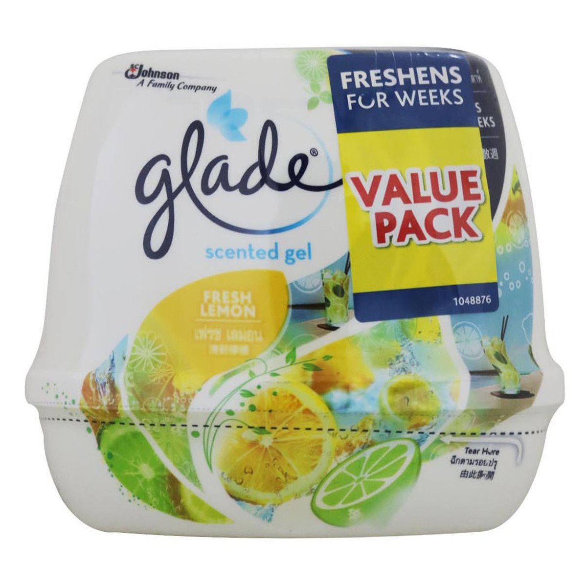 Glade Scented Gel Lemon 2 x 180g