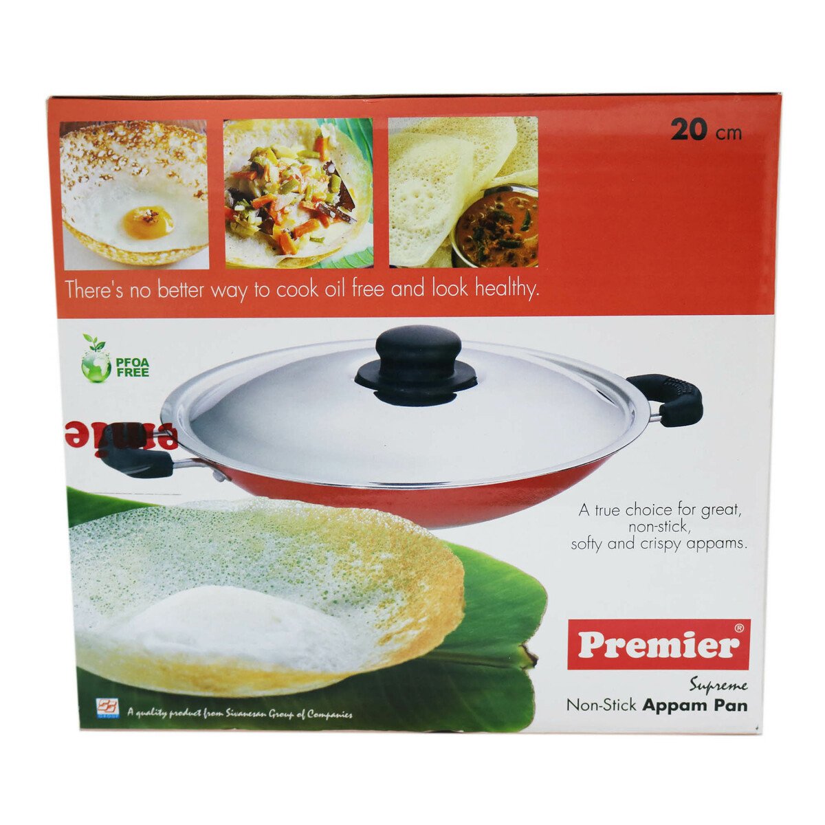 Premier Non Stick Appam Pan 20Cm-24