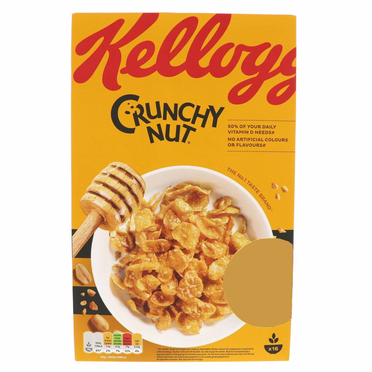 Kelloggs Crunchy Nut Chocolate Clusters Cereal 450G - Kellogg's