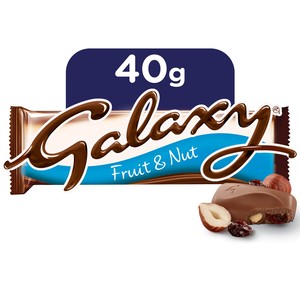 Galaxy Fruit & Nut Chocolate Bar 40 g