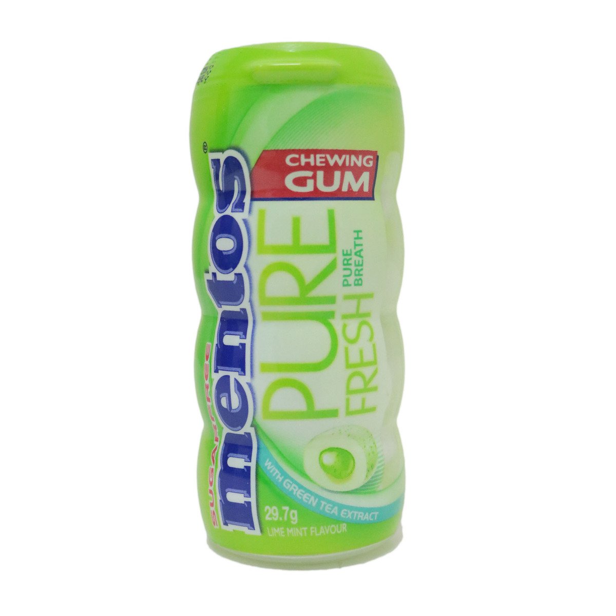Mentos Pure Fresh Lime Mint With Green Tea Chewing Gum 57g x 6 (1 outer) –  Fly Online Groceries