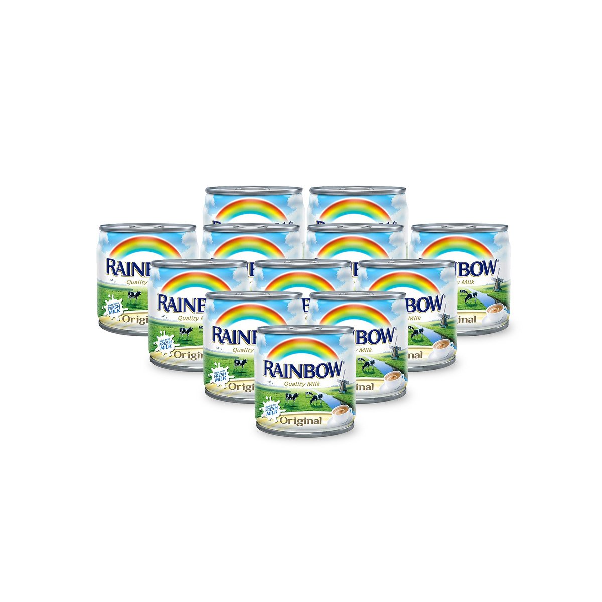 Rainbow Evaporated Milk 12 x 170 g