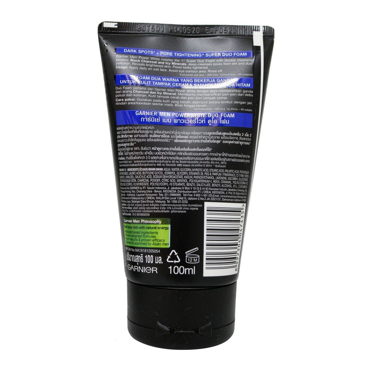 Garnier Men Tloc lcy Foam 100ml