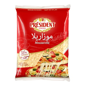 President Shredded Mozzarella Cheese 900 g