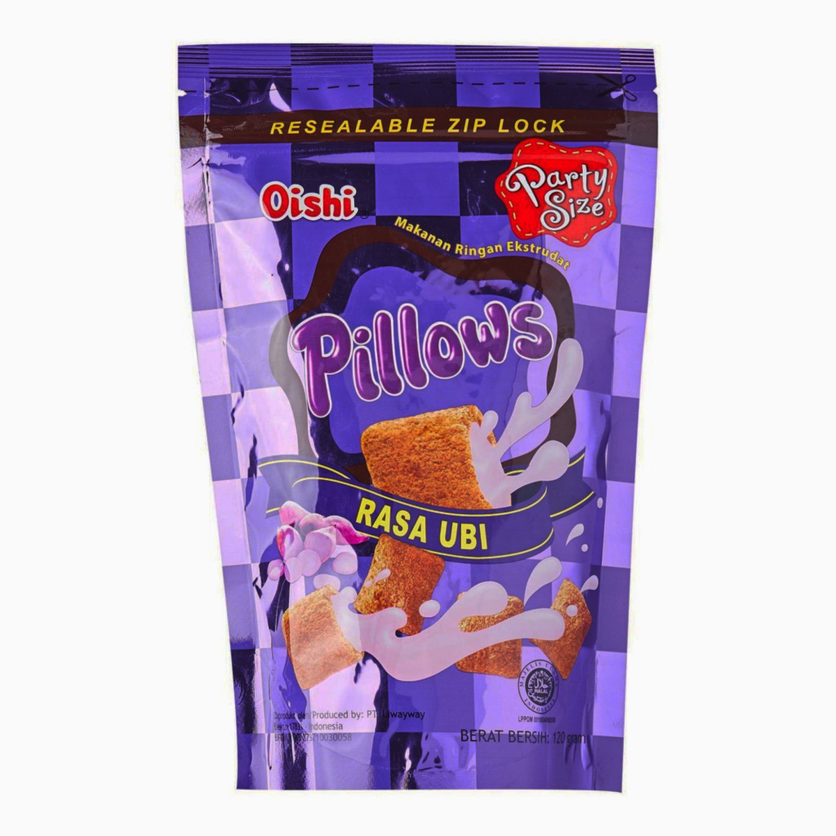 Oishi Pillows Rasa Ubi 110g