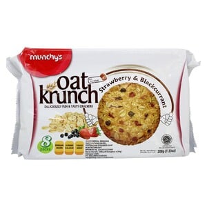 Munchy's Oat Krunch Strawberry & Blackcurrant 208g