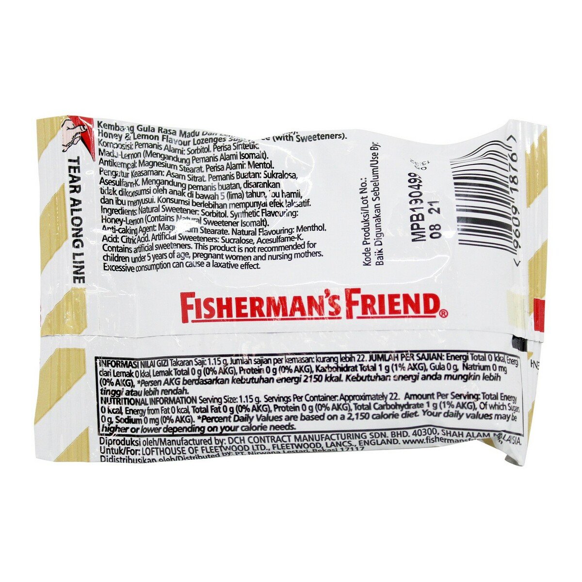 Fisherman's Friend Sugar Free Honey Lemon 25g