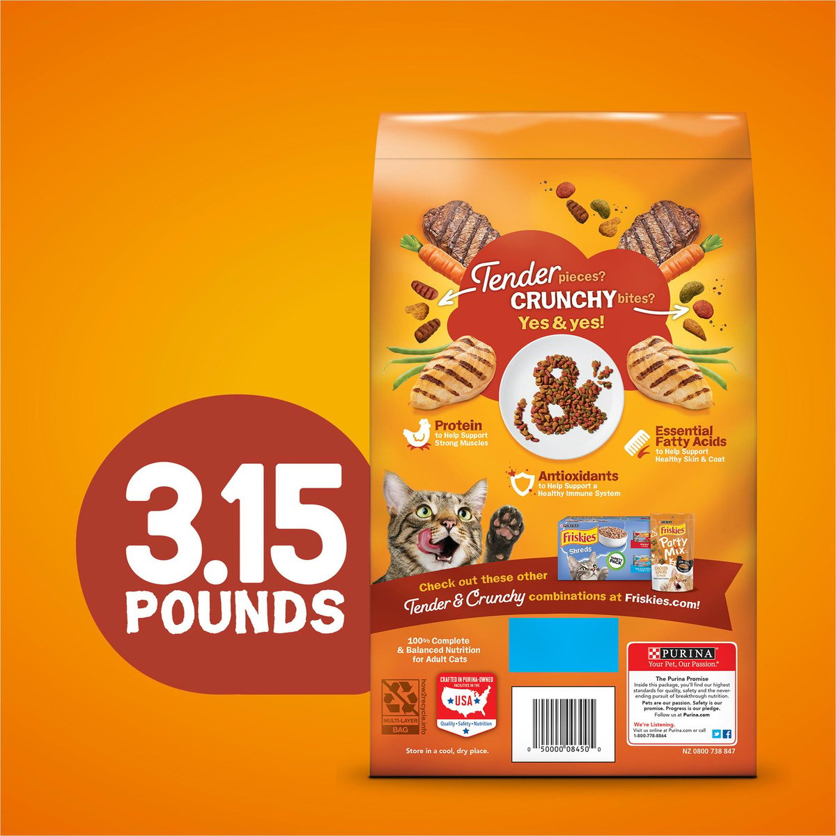 Friskies Tender & Crunchy Combo 1.42 kg