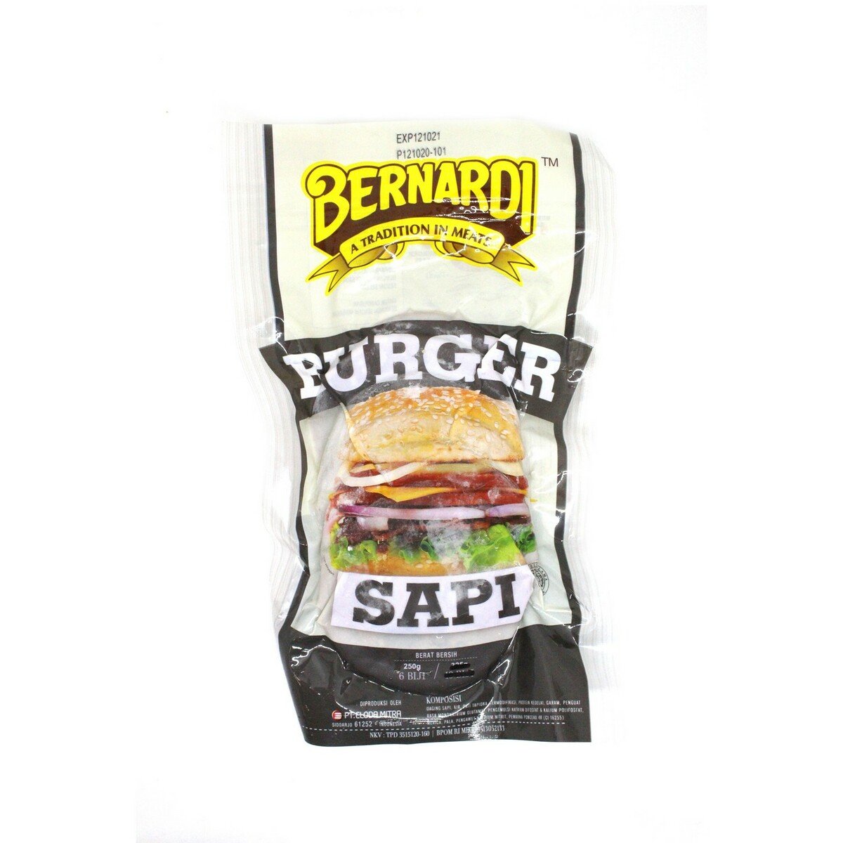 Bernardi Burger Sapi 6pcs