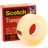 3M Scotch Transparent Tape, 3/4in x 36yards Small Core 1Pc