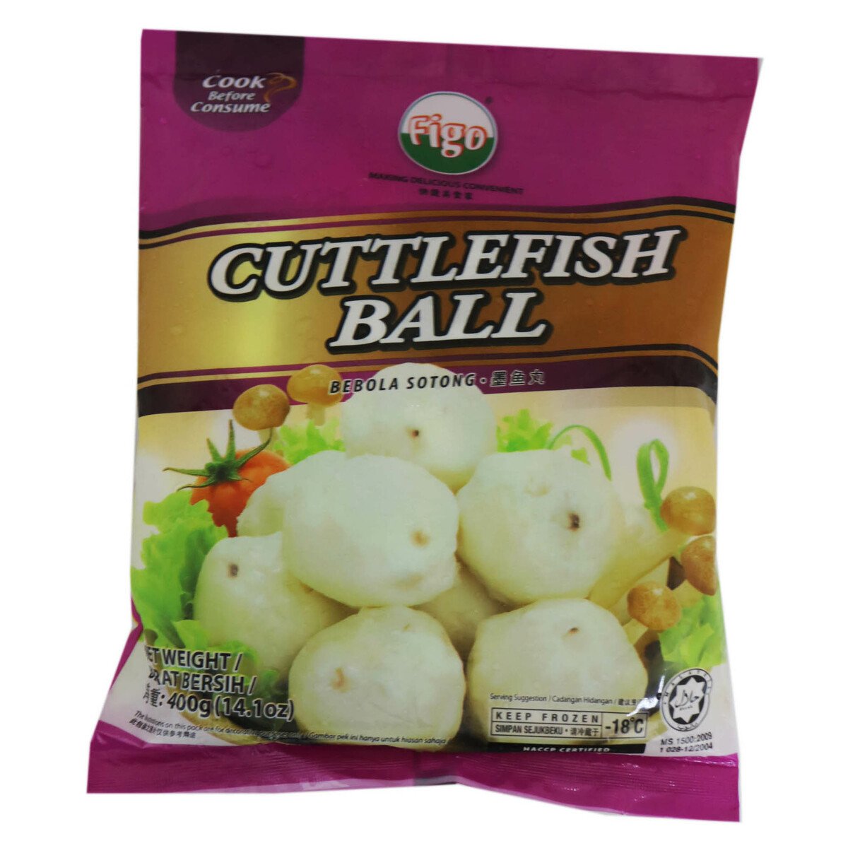 Figo Cuttle Fish Ball 400g