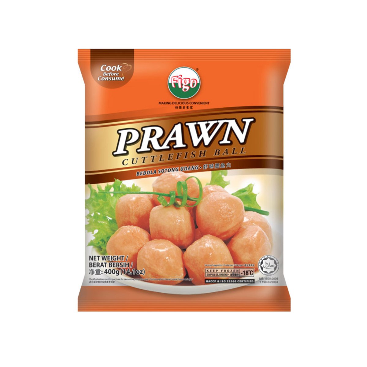 Figo Prawn Cuttle Fish Ball 400g