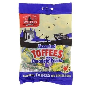 Walkers Assorted Toffees And Chocolate Eclairs 150 g