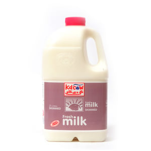 Kdcow Fresh Milk Skimmed 2 Litre