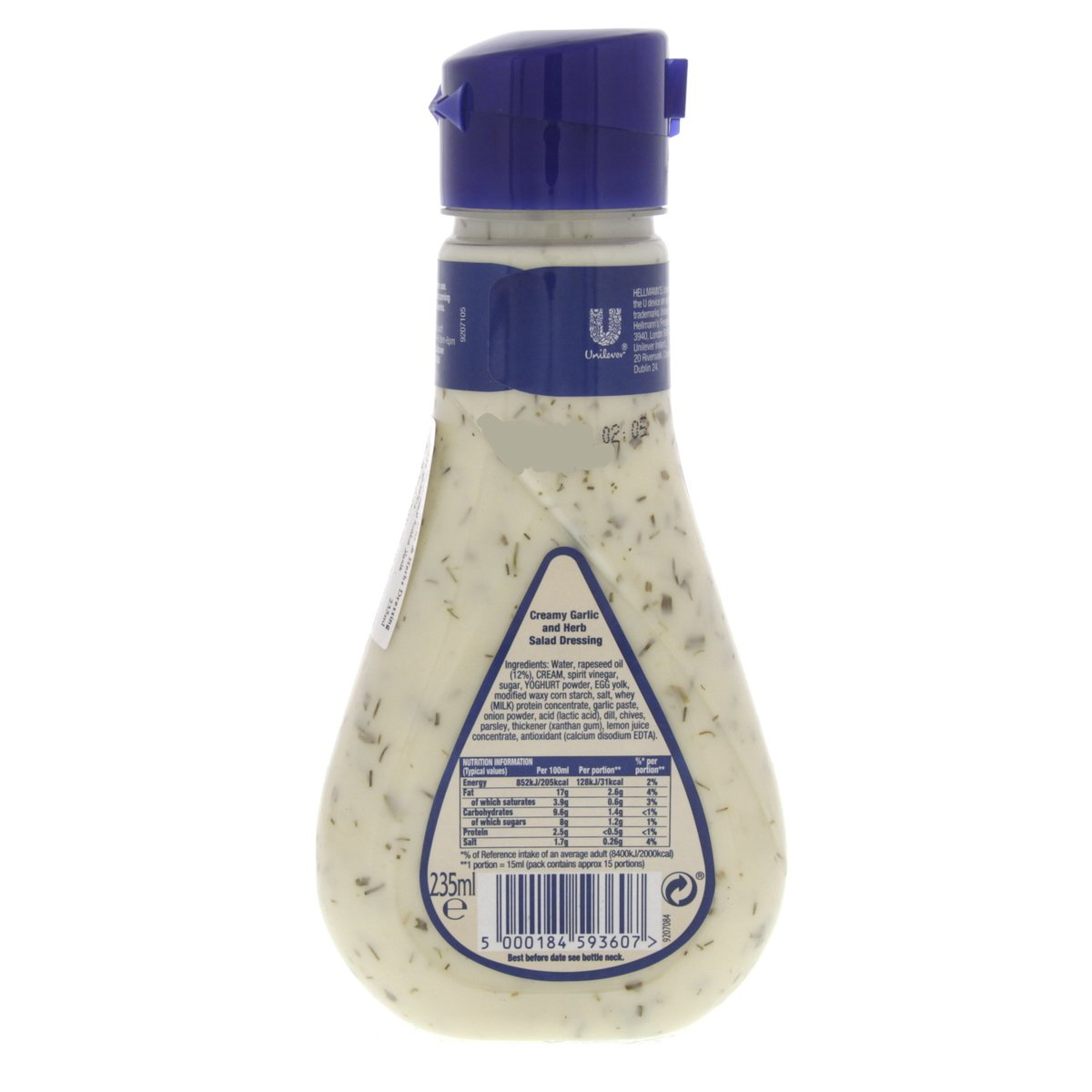 Hellmann's Garlic And Herbs Dressing 235 ml