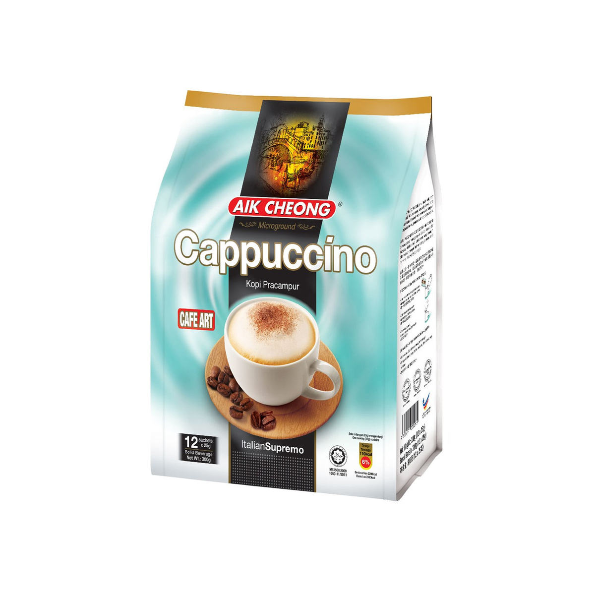 Aik Cheong 3In1 Cappuccino 25gx12'S