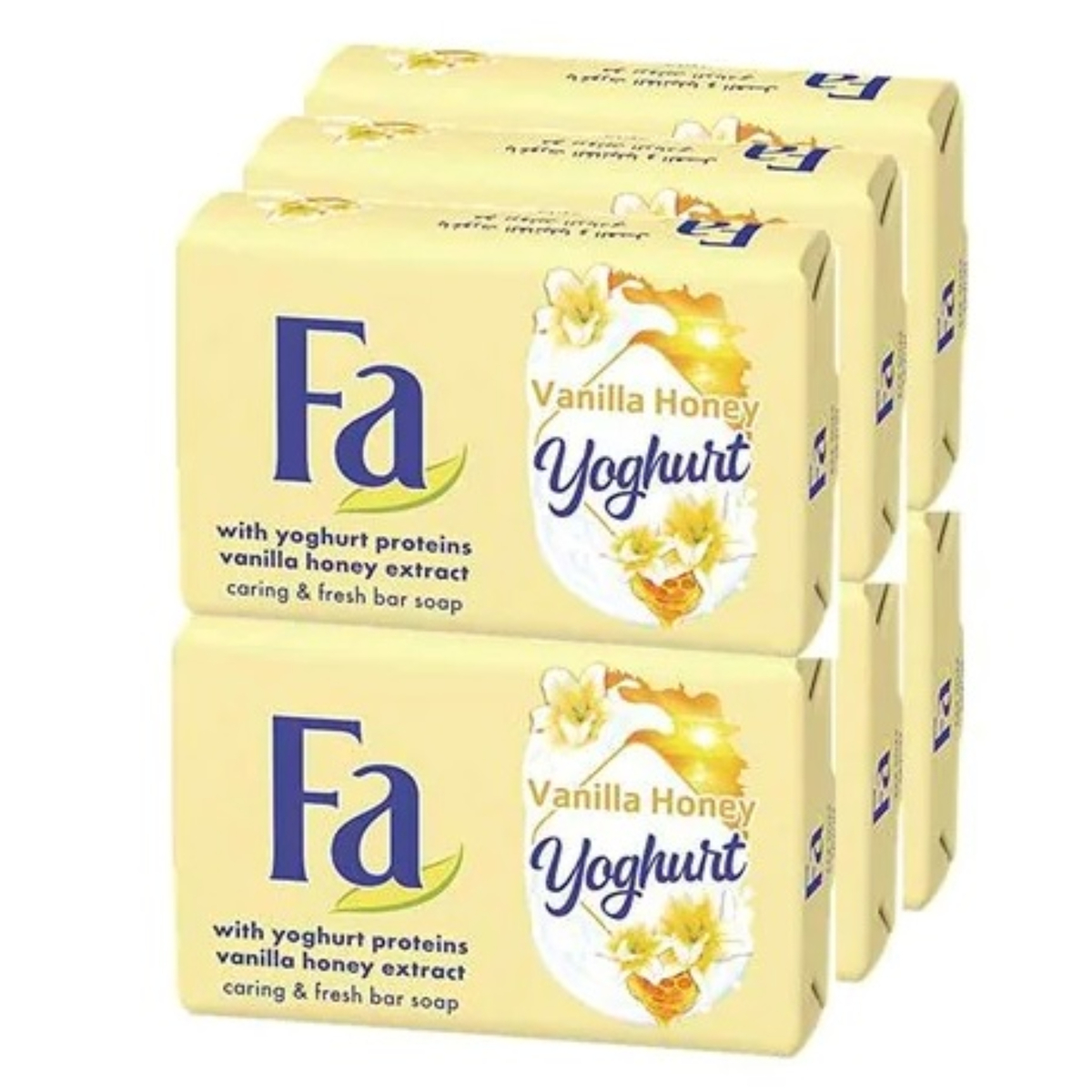 Fa Yoghurt Vanilla Honey Bar Soap 6 x 75g