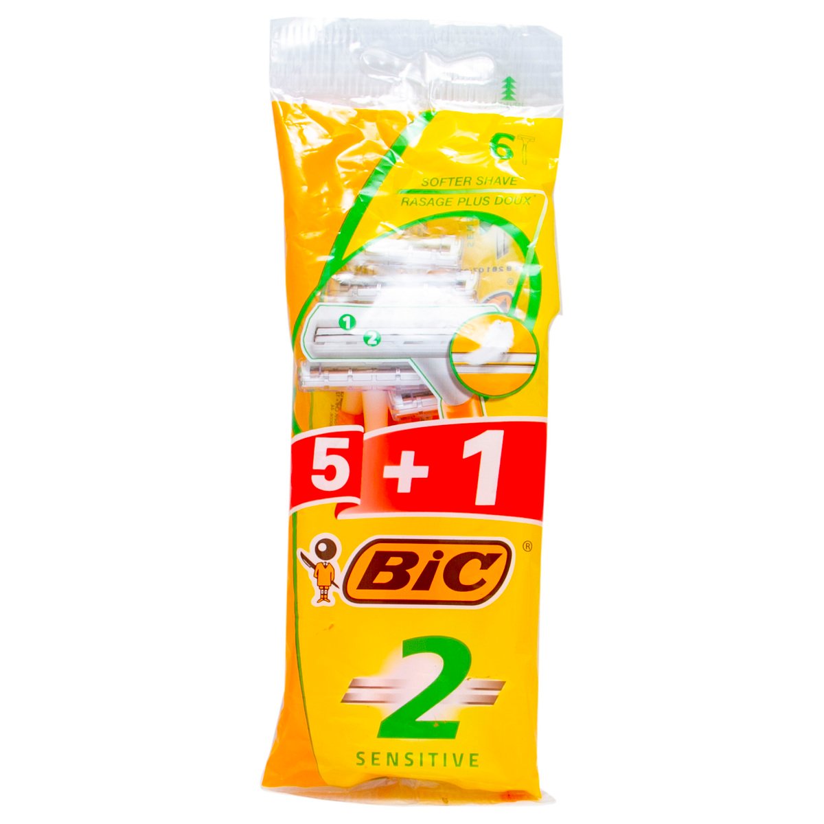 Bic Sensitive2 Disposable Razors 6 pcs