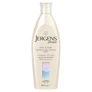 Jergens Body Lotion Fair & Soft 200 ml