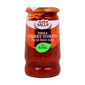 Sacla Whole Cherry Tomato & Basil Pasta Sauce 350 g