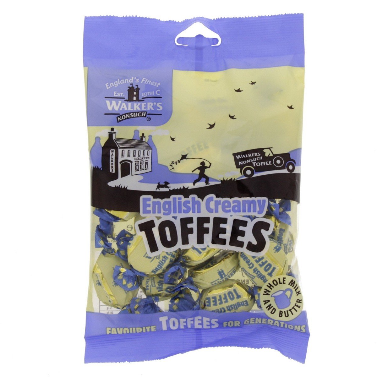 Walkers English Creamy Toffees 150 g