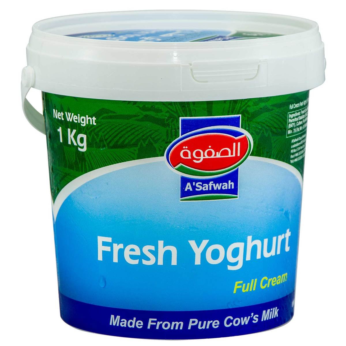 A'Safwah Fresh Yoghurt Full Cream 1 kg