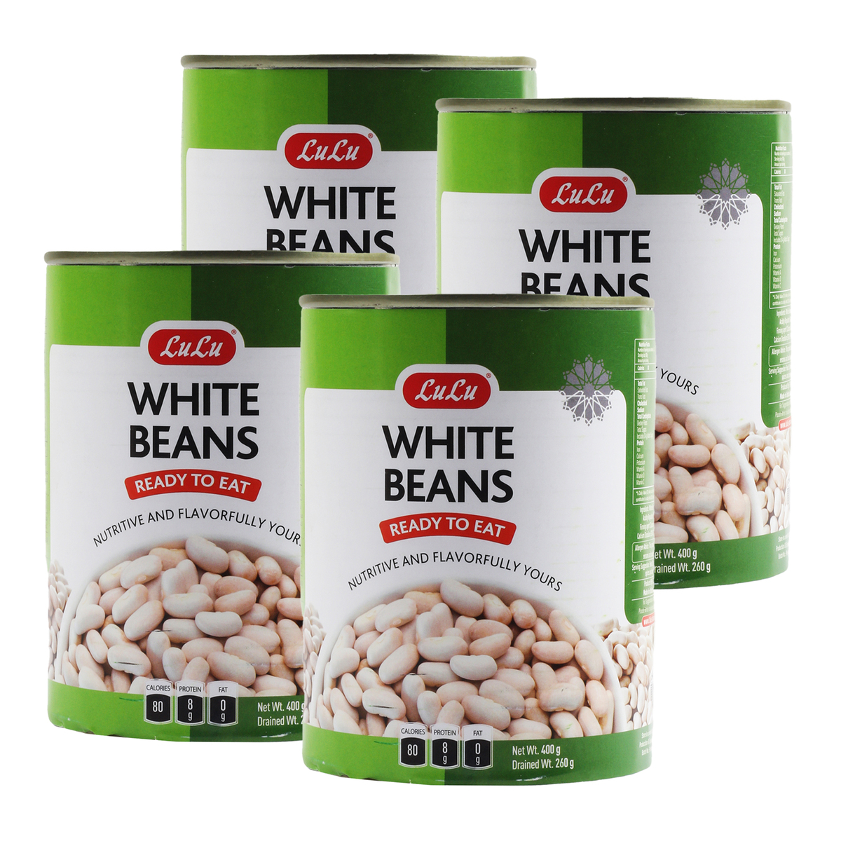 LuLu White Beans 4 x 400 g