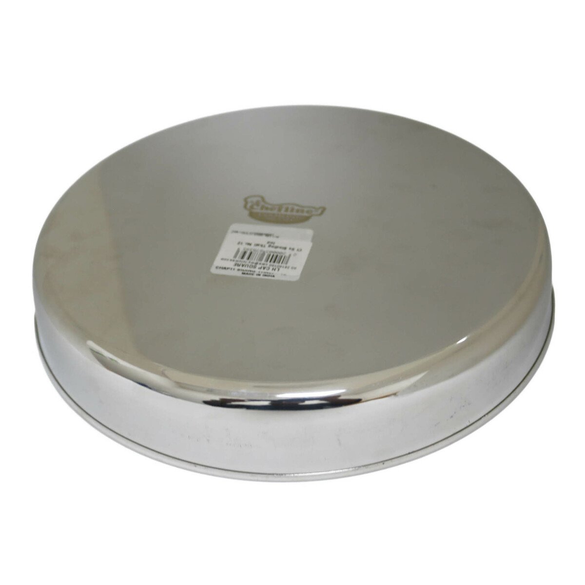 Chefline Stainless Steel Binding Thali No.12 Ind