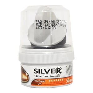 Silver Instant Shine Cream Brown/Maroon 50 ml