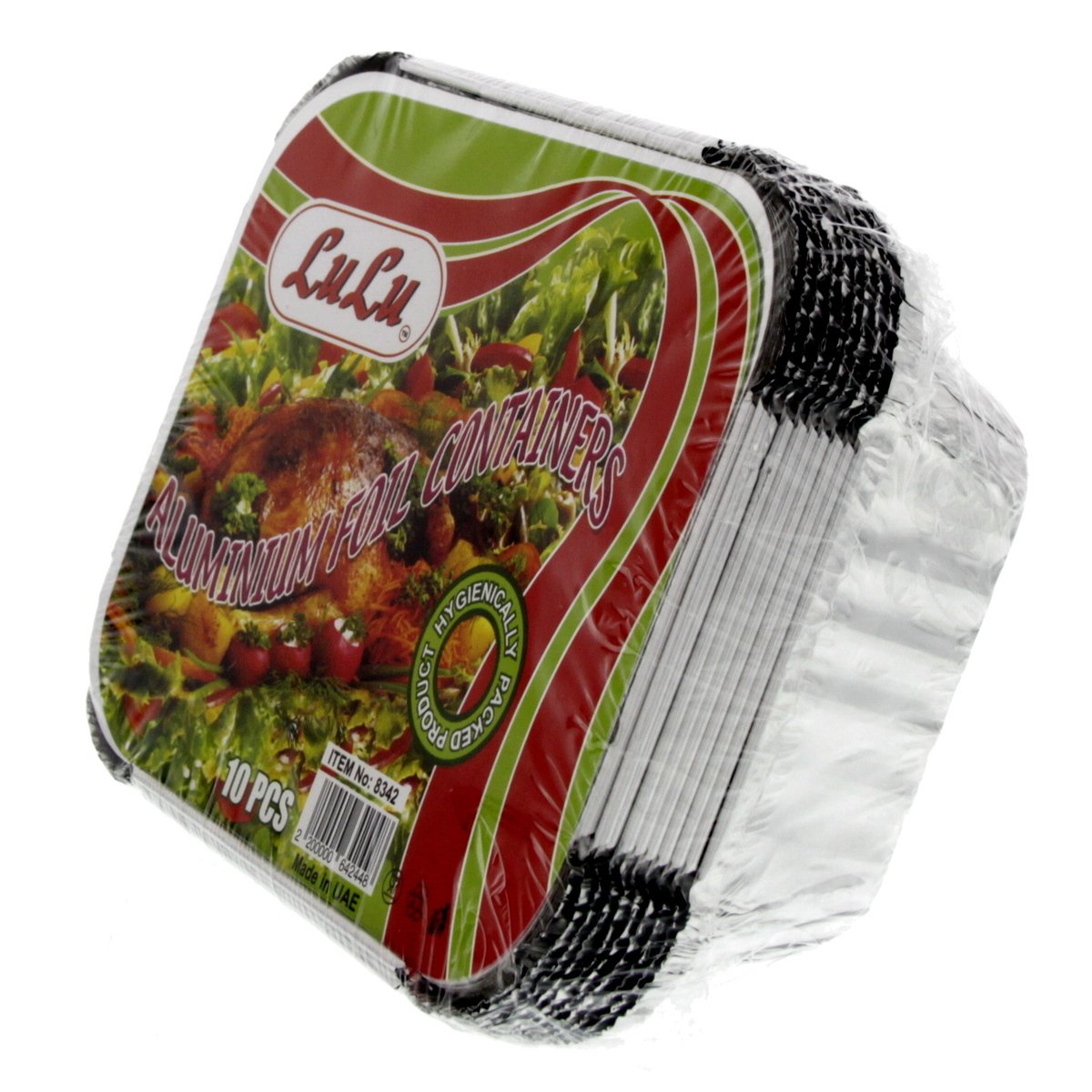 LuLu Aluminium Foil Container Item No: 8342 10pcs