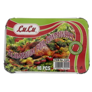 LuLu Aluminium Foil Container Item No: 8389 10pcs