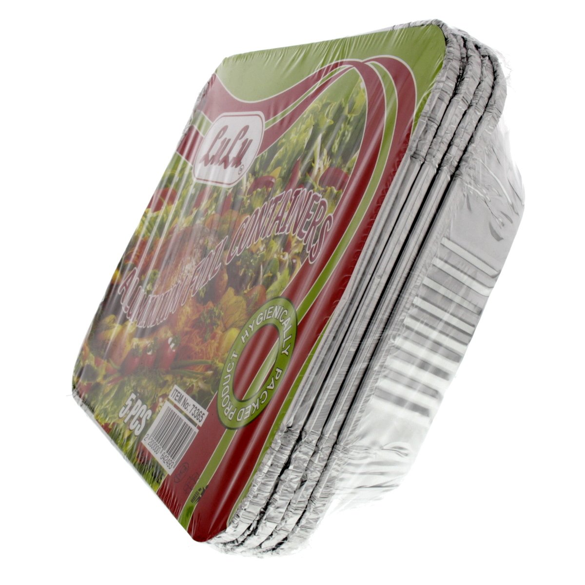 LuLu Aluminium Foil Container Item No: 73365 5pcs