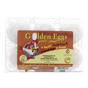 Golden Egg White/Brown Eggs Medium 6 pcs