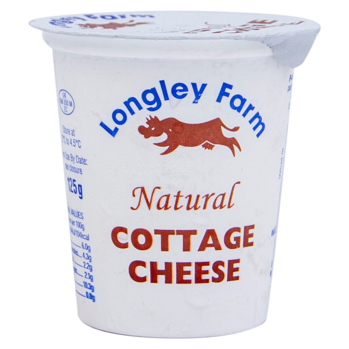 Longley Farm Natural Cottage Cheese 125 g