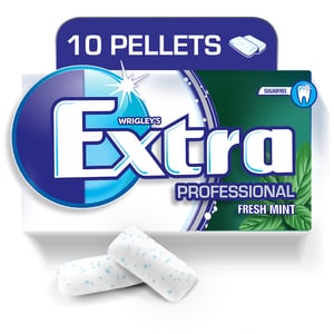 Wrigley's Extra Professional Fresh Mint Gum 10 pcs