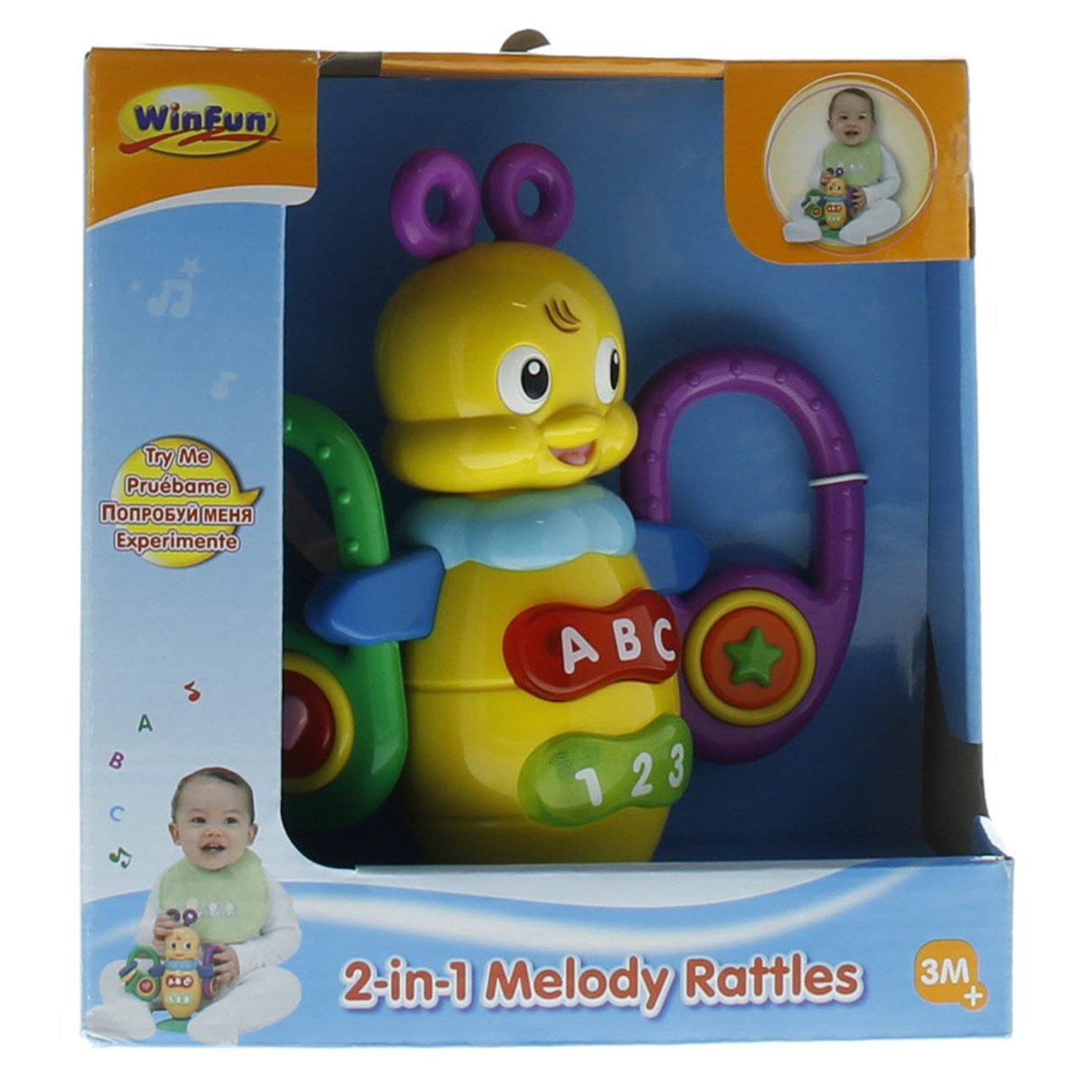 Winfun 2 in 1 Melody Rattles