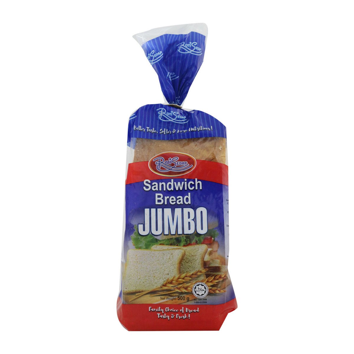 Roti Sedap Jumbo Sandwich Bread 500g