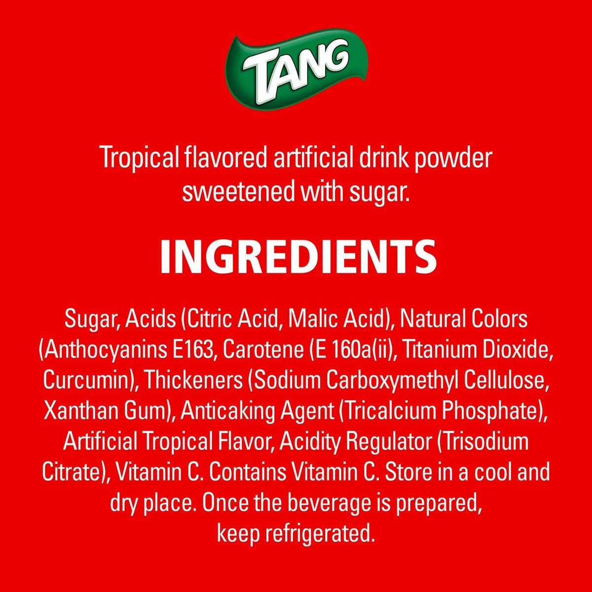 Tang Tropical Cocktail Instant Powdered Drink 2.5 kg