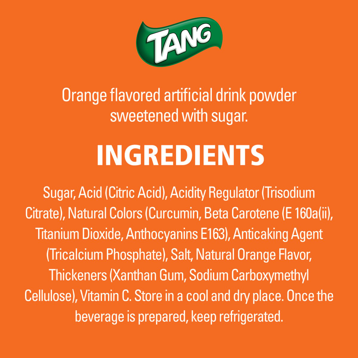 Tang Orange Instant Powdered Drink Value Pack 1.5 kg