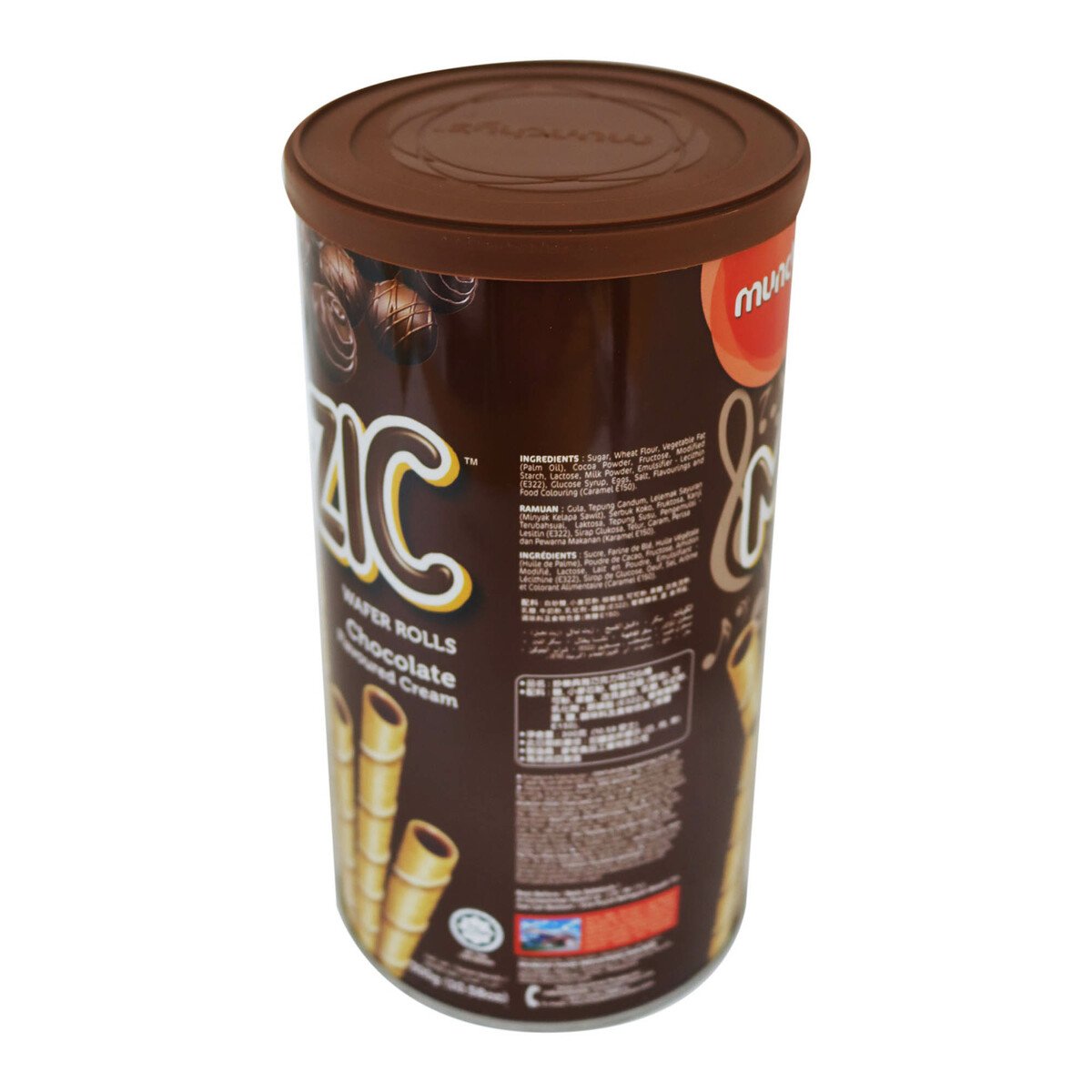 Muzic Luxes Chocolate Wafer Rolls Biscuits 300g