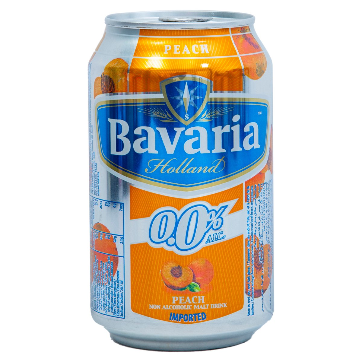 Bavaria Non Alcoholic Malt Drink Peach 330 ml