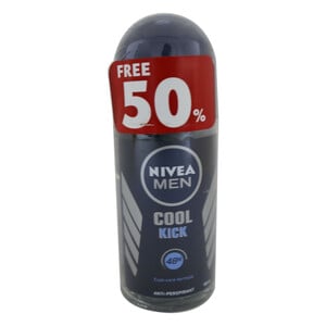 Nivea Mens Deodorant Cool Kick 50ml FOC 25ml