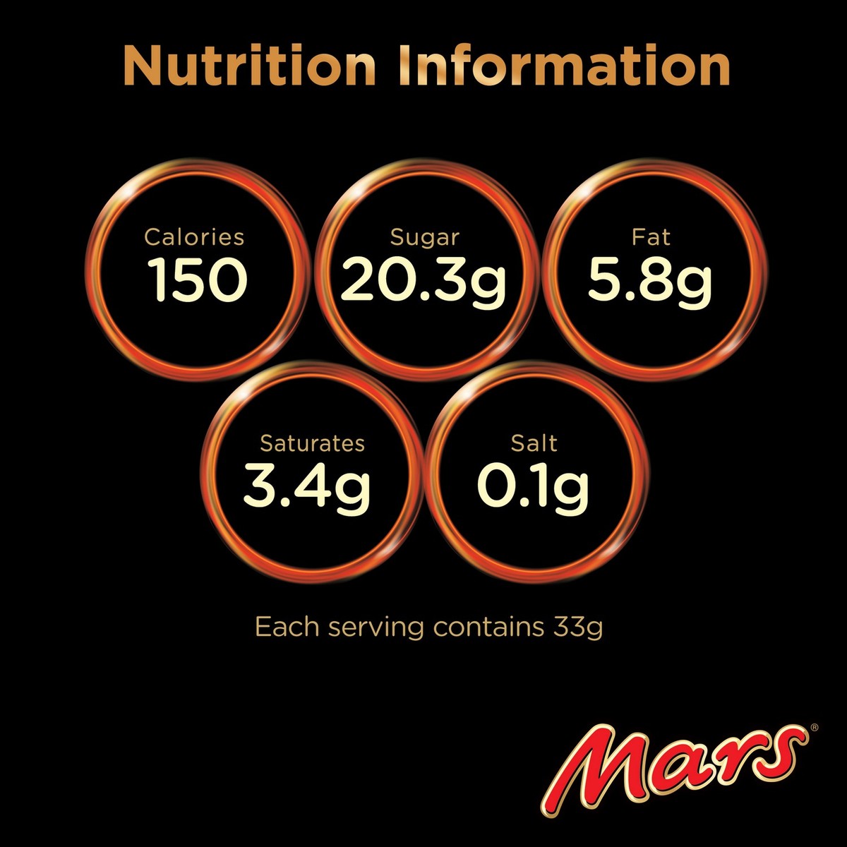 Mars Chocolate Bars 33g