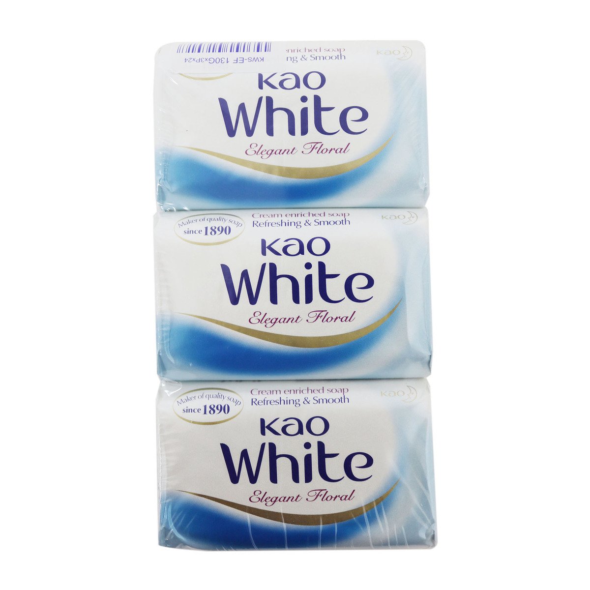 Kao White Elegant Floral Bath Soap 130g