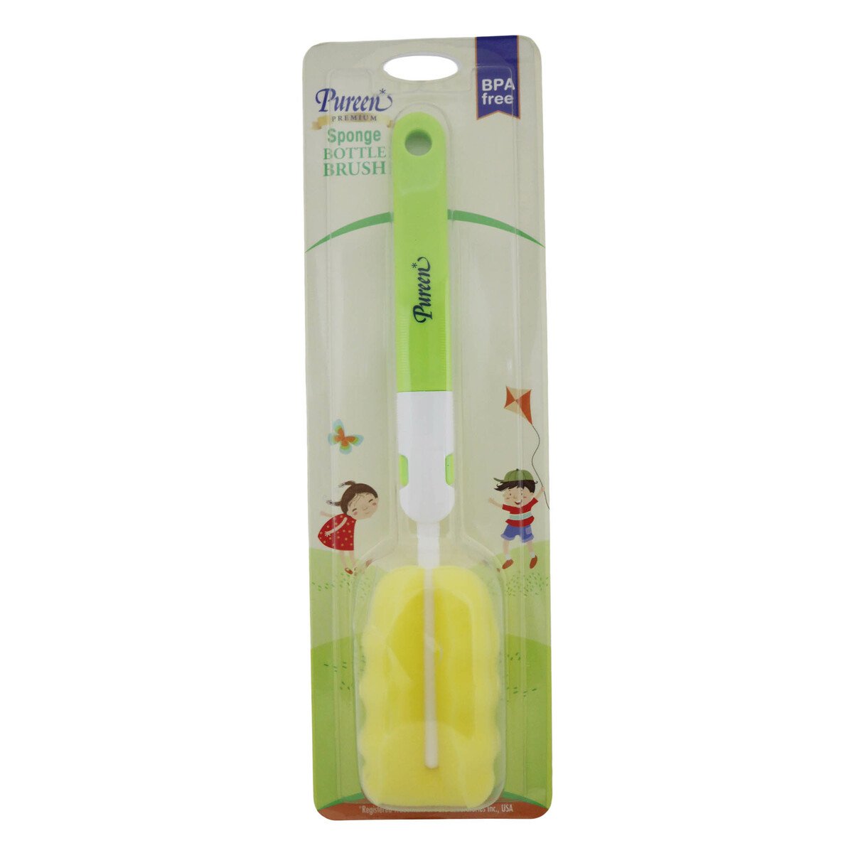 Pureen Nursery Brush With Sponge Tip