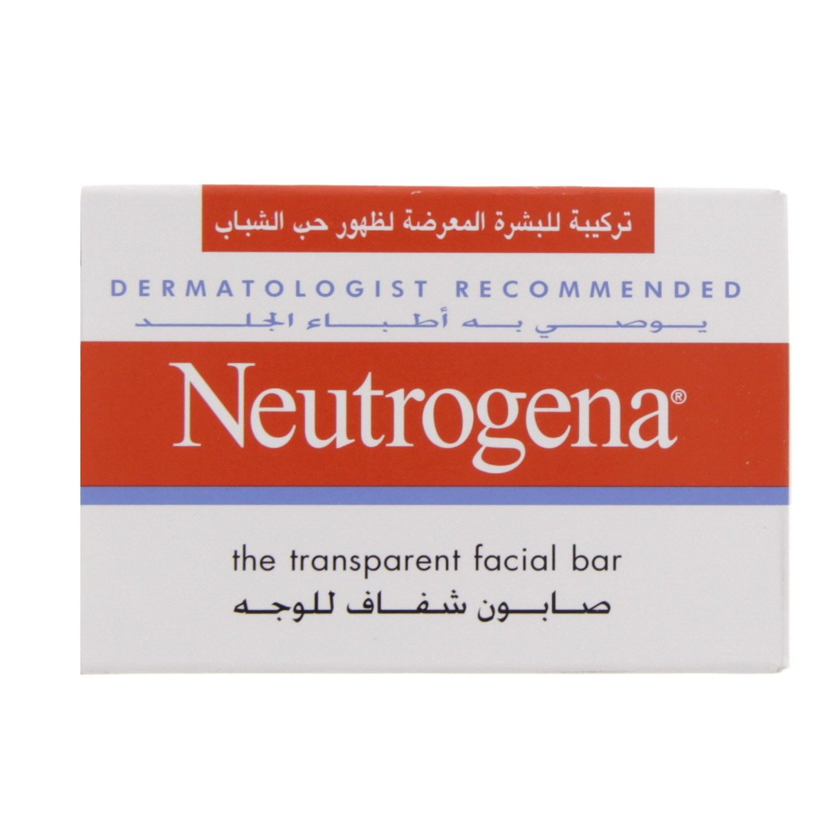 Neutrogena The Transparent Facial Bar 100 g