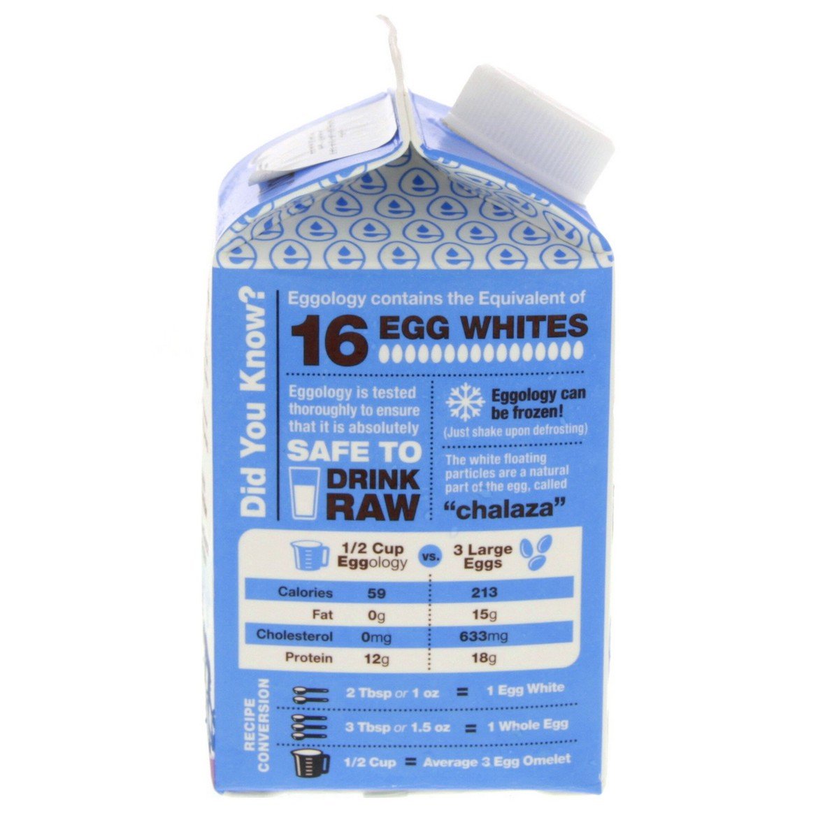 Eggology Egg Whites Liquid Pasteurized 473 ml